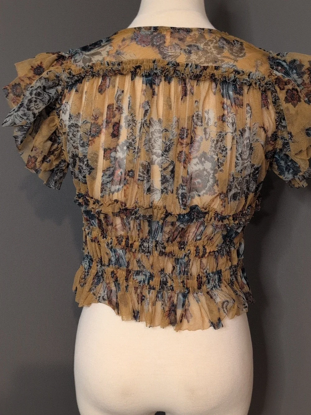 Free People Makin Me Smile V-Neck Top Size XS - Picture 7 of 11